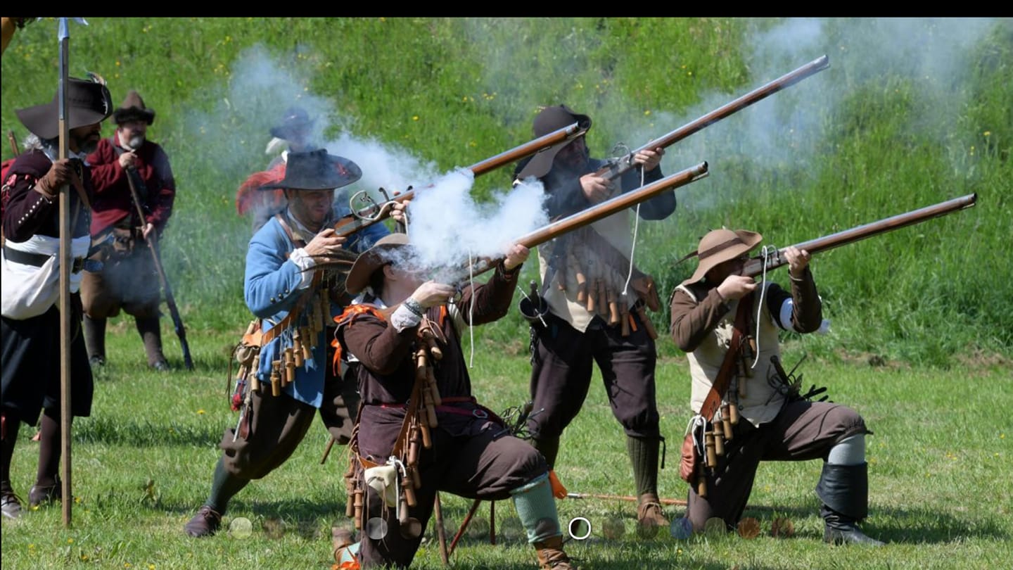 Les Ecuyers de l'Histoire sur le parc des animations - Festival de l'Histoire de France