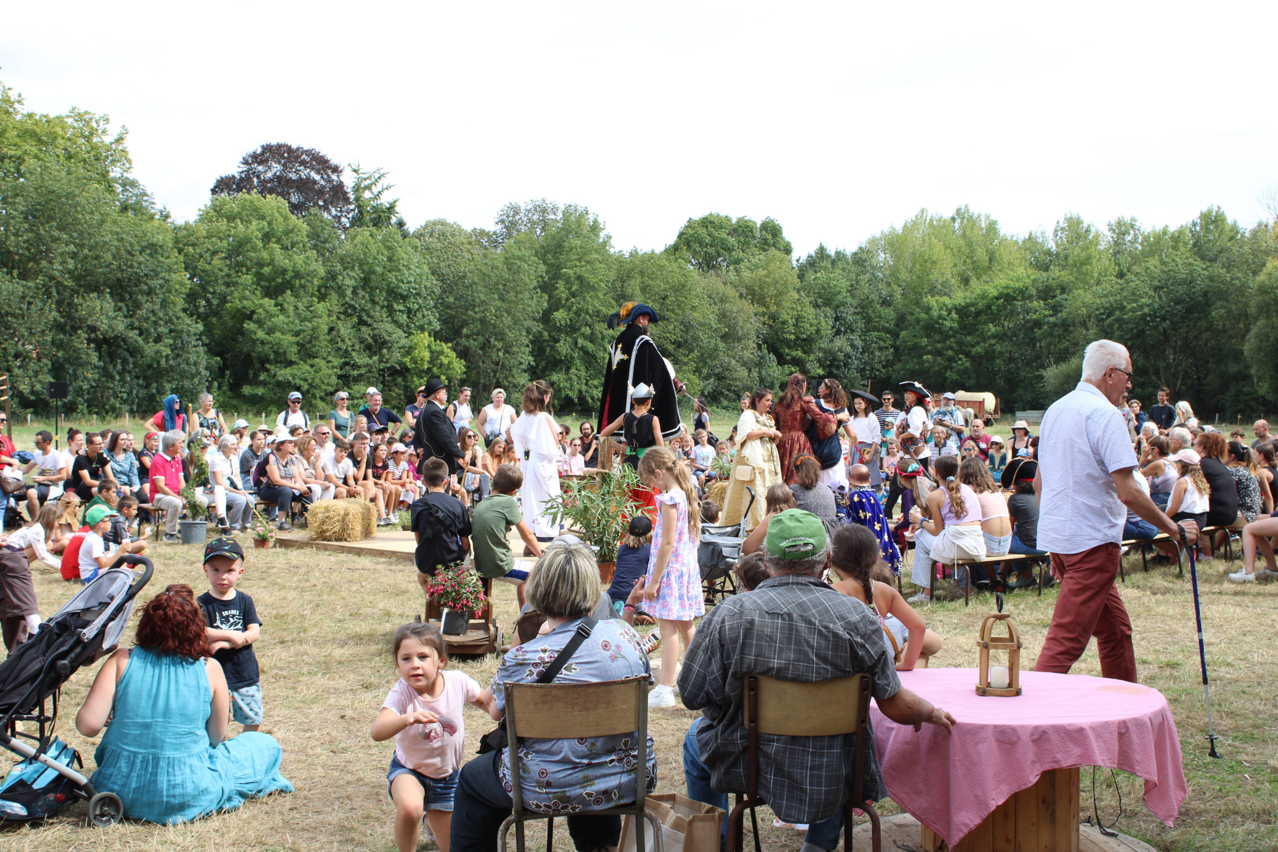 Canon sur le parc des animations - Festival de l'Histoire de France